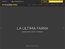 Tablet Screenshot of laultimafarra.com
